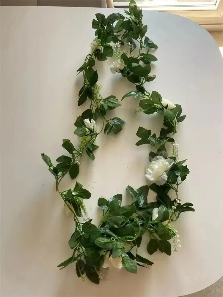 1Pcs 2.2M Artificial White Flo - Wedding Arch Flower 리뷰 및 가격