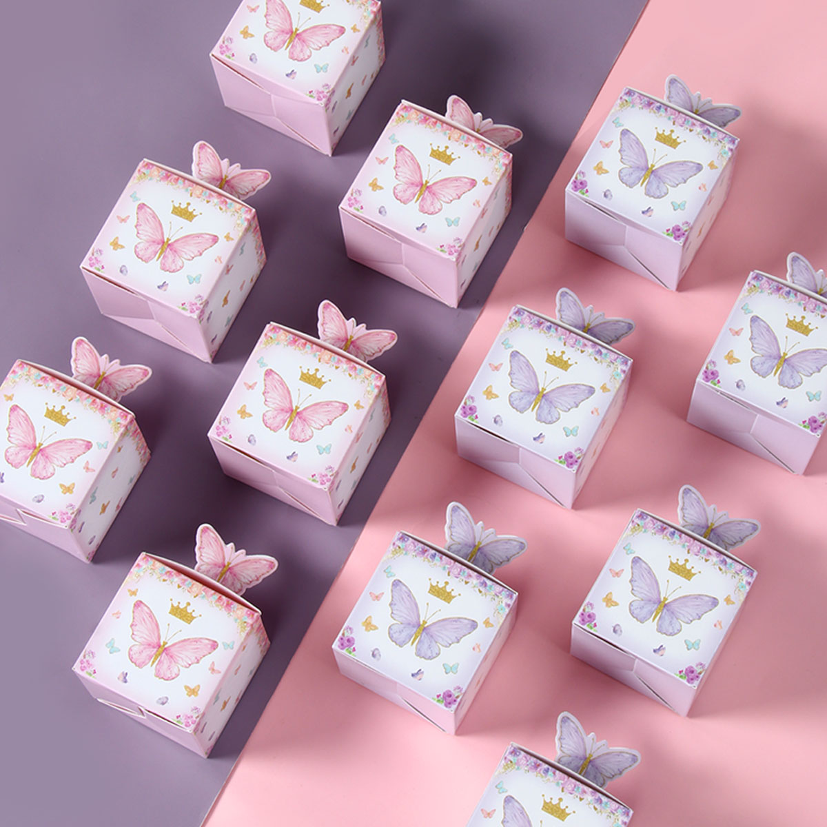 24pcs Candy Gift Box Purple Pi - Wedding Supply.Box 리뷰 및 가격