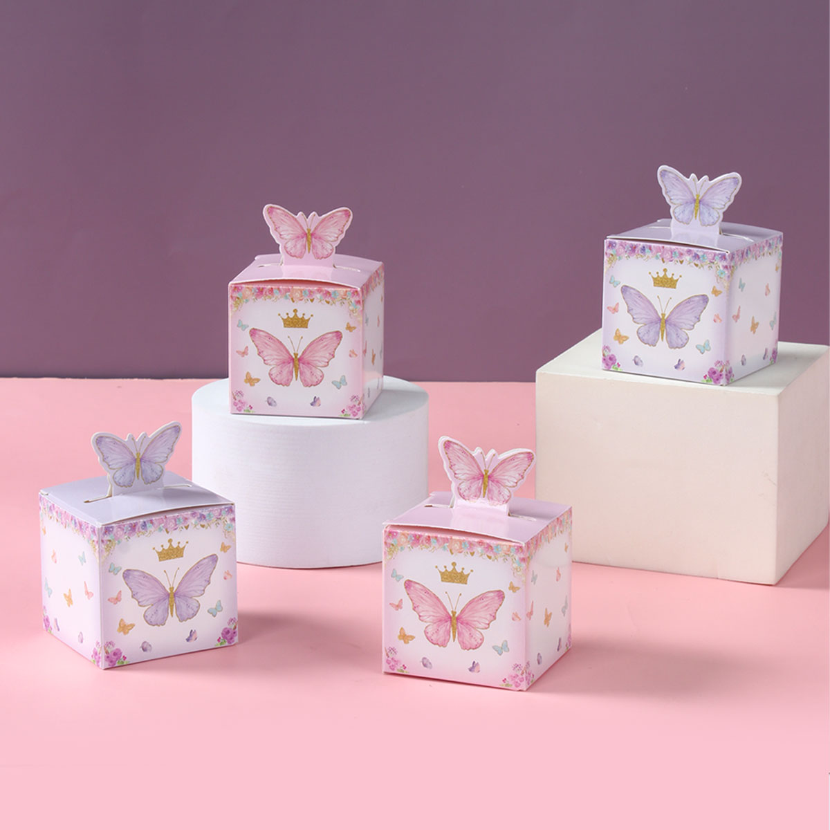 24pcs Candy Gift Box Purple Pi - Wedding Supply.Box 리뷰 및 가격
