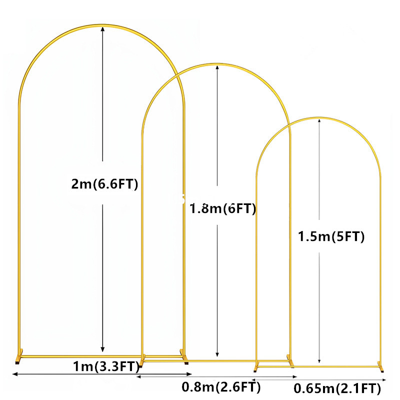 1pc Gold Metal Arch Backdrop S - Confetti Balloon Set 리뷰 및 가격