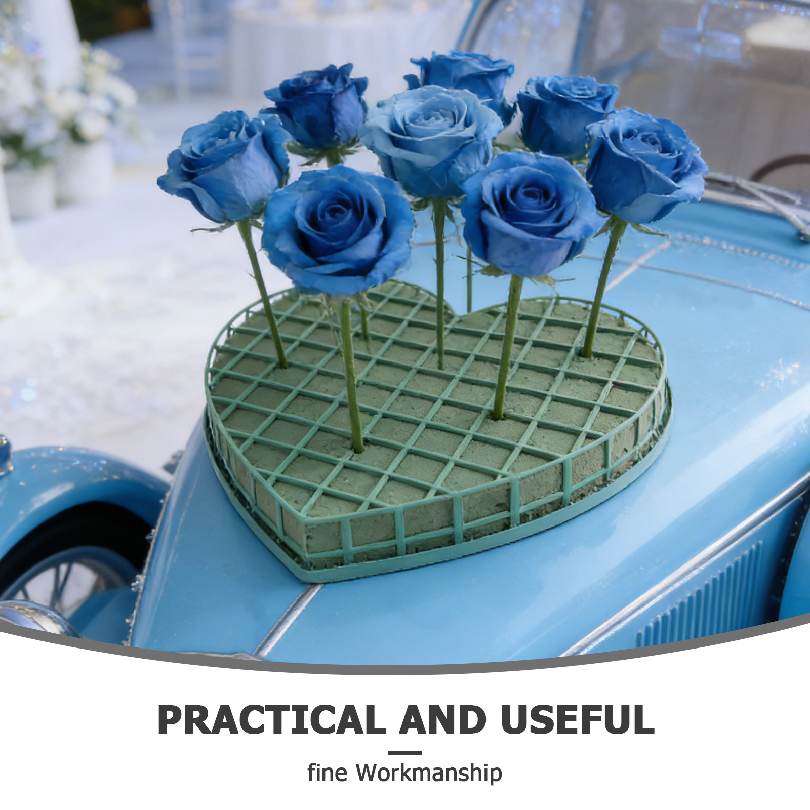 1Set Heart Floral Foam Cage Su - Wedding Floral Supply 리뷰 및 가격