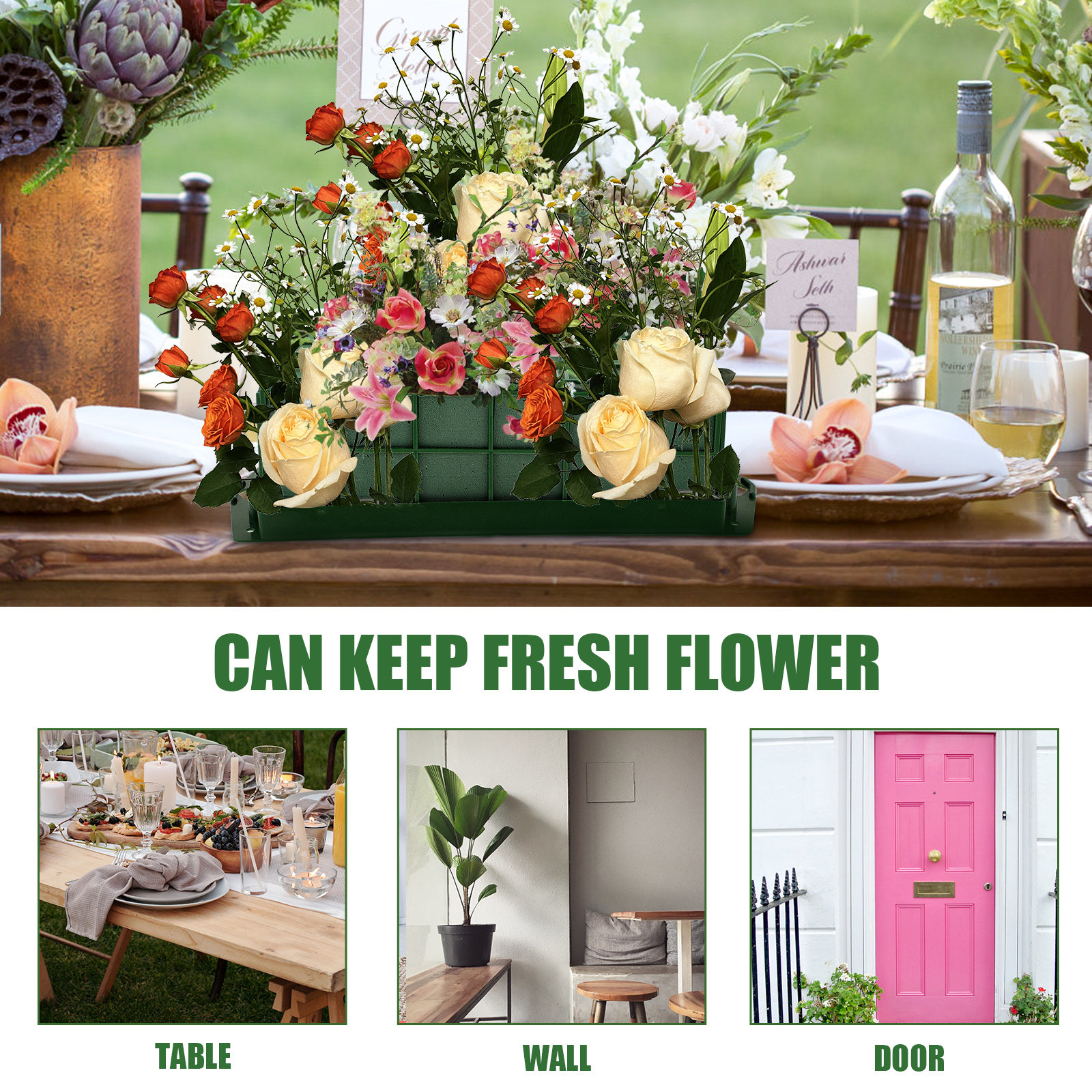 2Pcs Floral Foam Cage Fresh Fl - Wedding Floral Supply 리뷰 및 가격