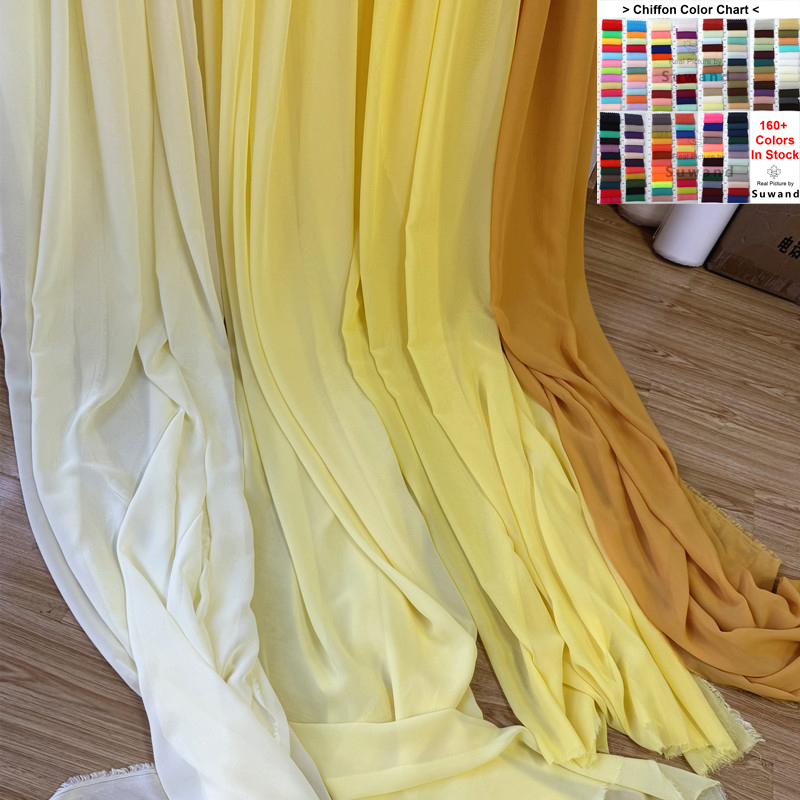 Yellow Orange Chiffon Fabric B - Wedding Backdrop Curtain 리뷰 및 가격