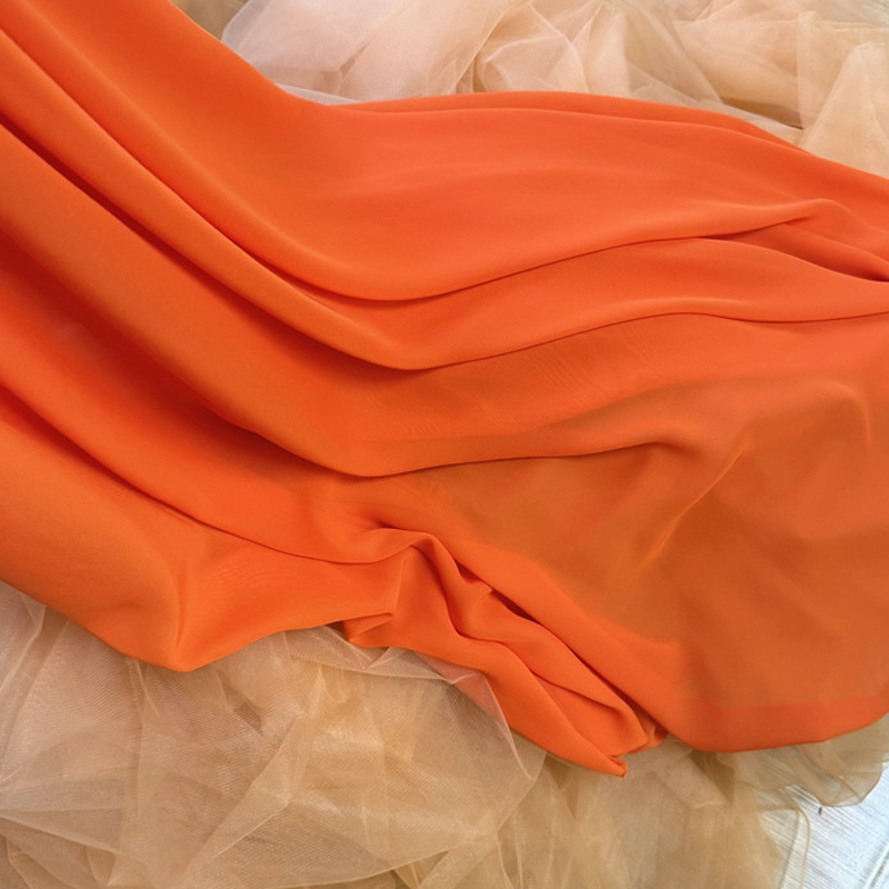 Yellow Orange Chiffon Fabric B - Wedding Backdrop Curtain 리뷰 및 가격