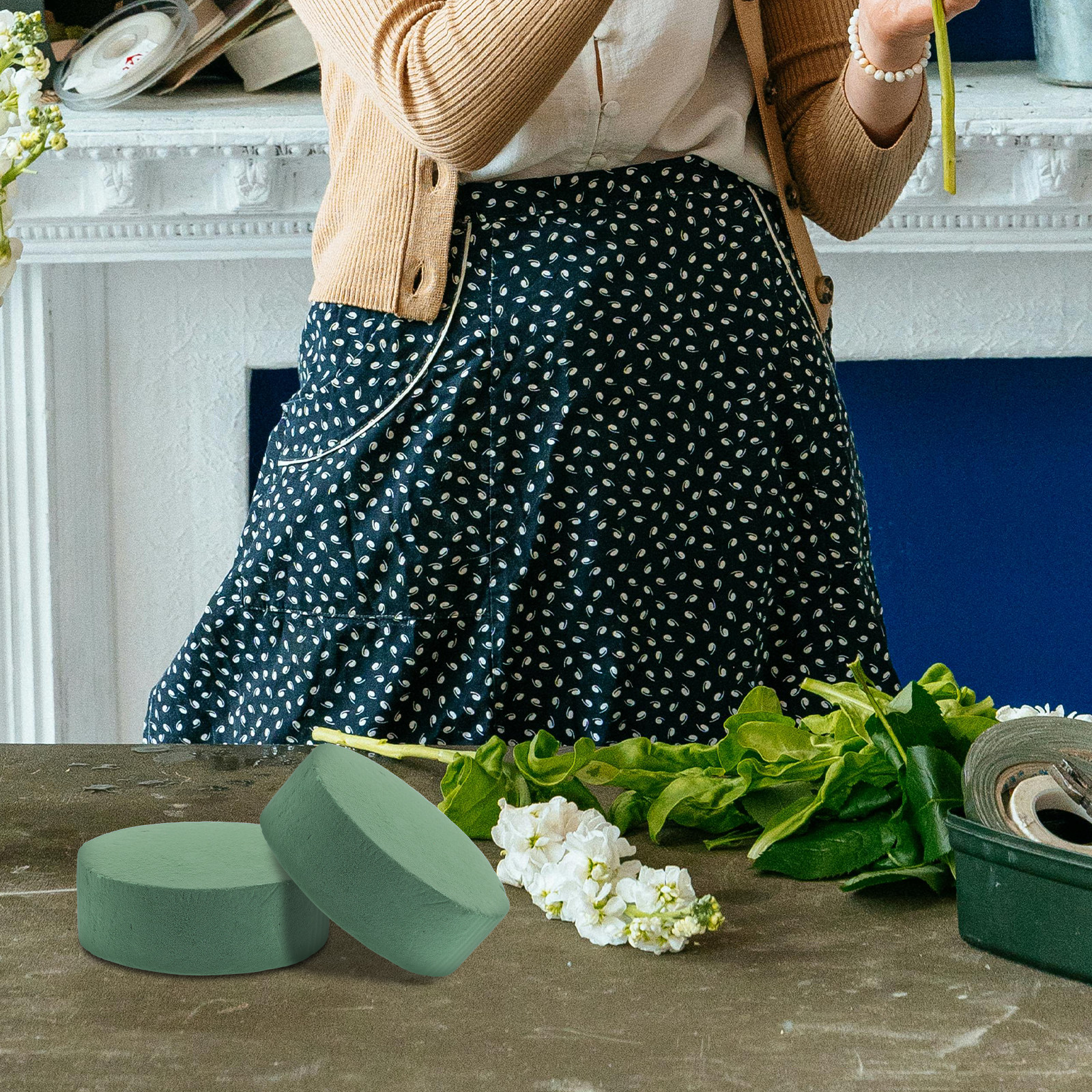 6Pcs Round Floral Foam Blocks  - Wedding Floral Supply 리뷰 및 가격