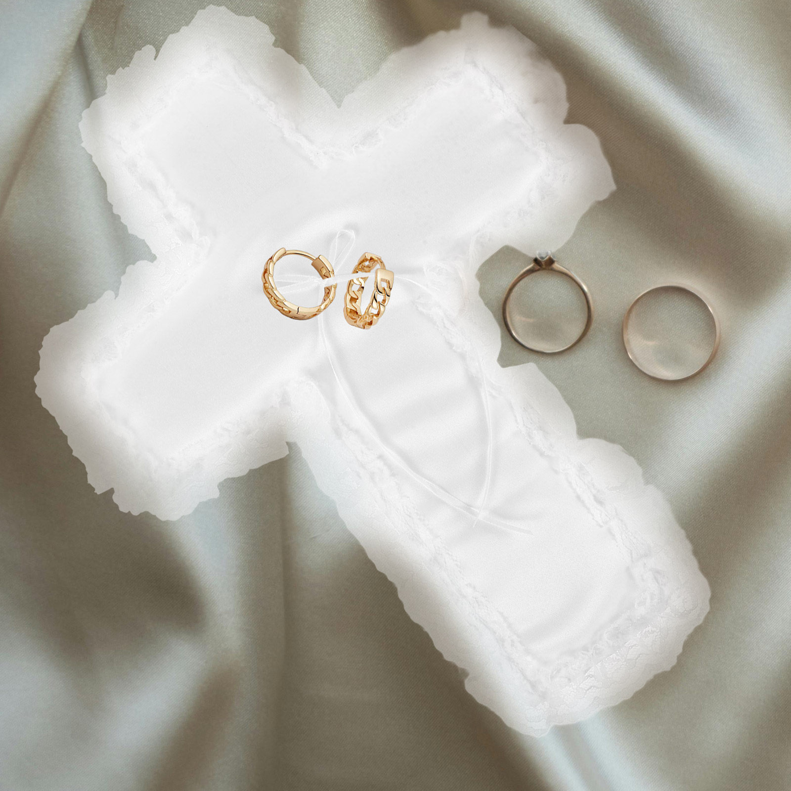 Beautiful Cross Pattern Ring P - Ring Bearer Pillow 리뷰 및 가격