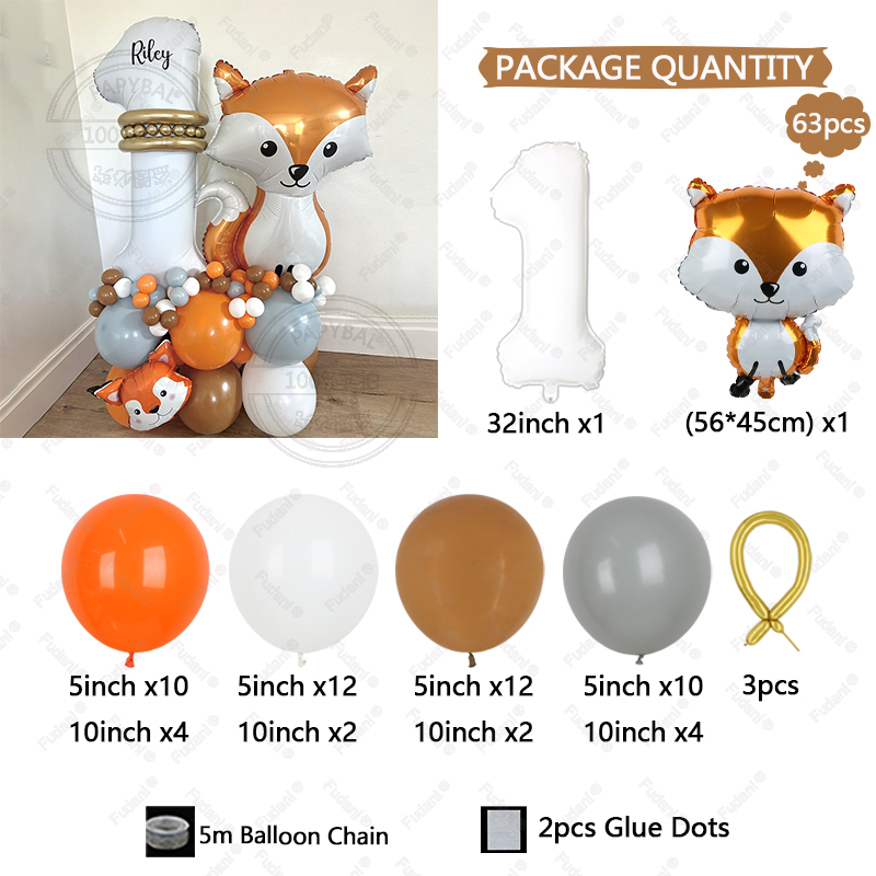 63Pcs Jungle Zoo Smart Fox Alu - Wedding Zoo 리뷰 및 가격
