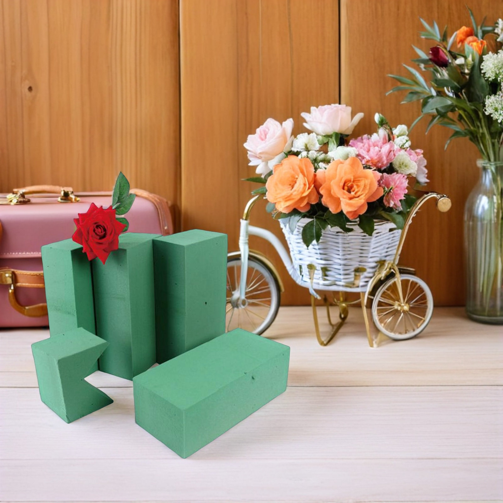 Floral Block Flower Brick Gree - Wedding Floral Supply 리뷰 및 가격
