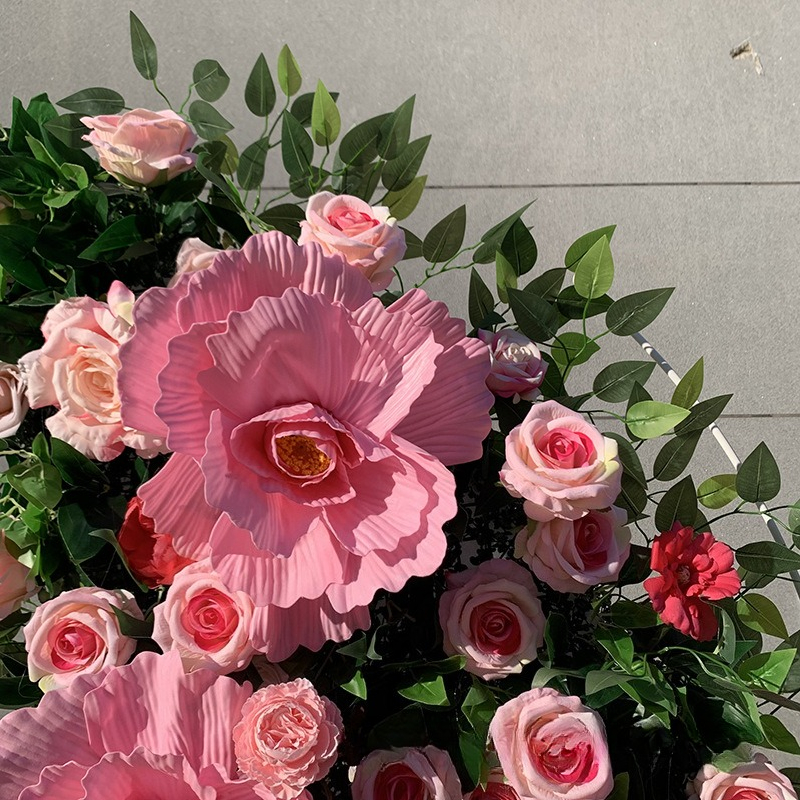 Simulation Flower Wall Backgro - Wedding Arch Flower 리뷰 및 가격