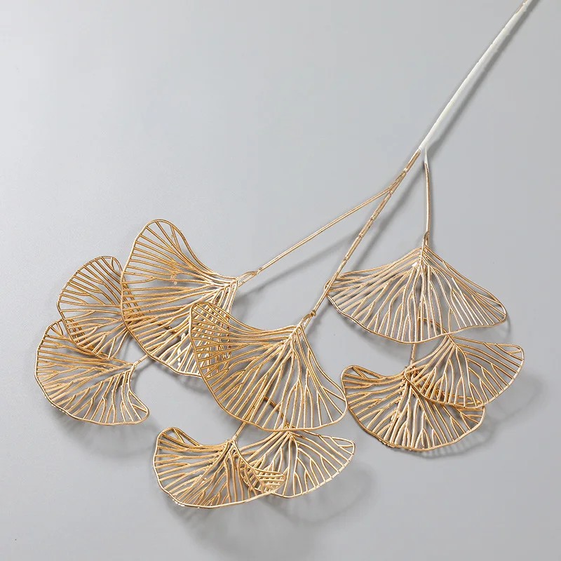 5PC Artificial Gold Ginkgo Euc - Wedding Arch Flower 리뷰 및 가격