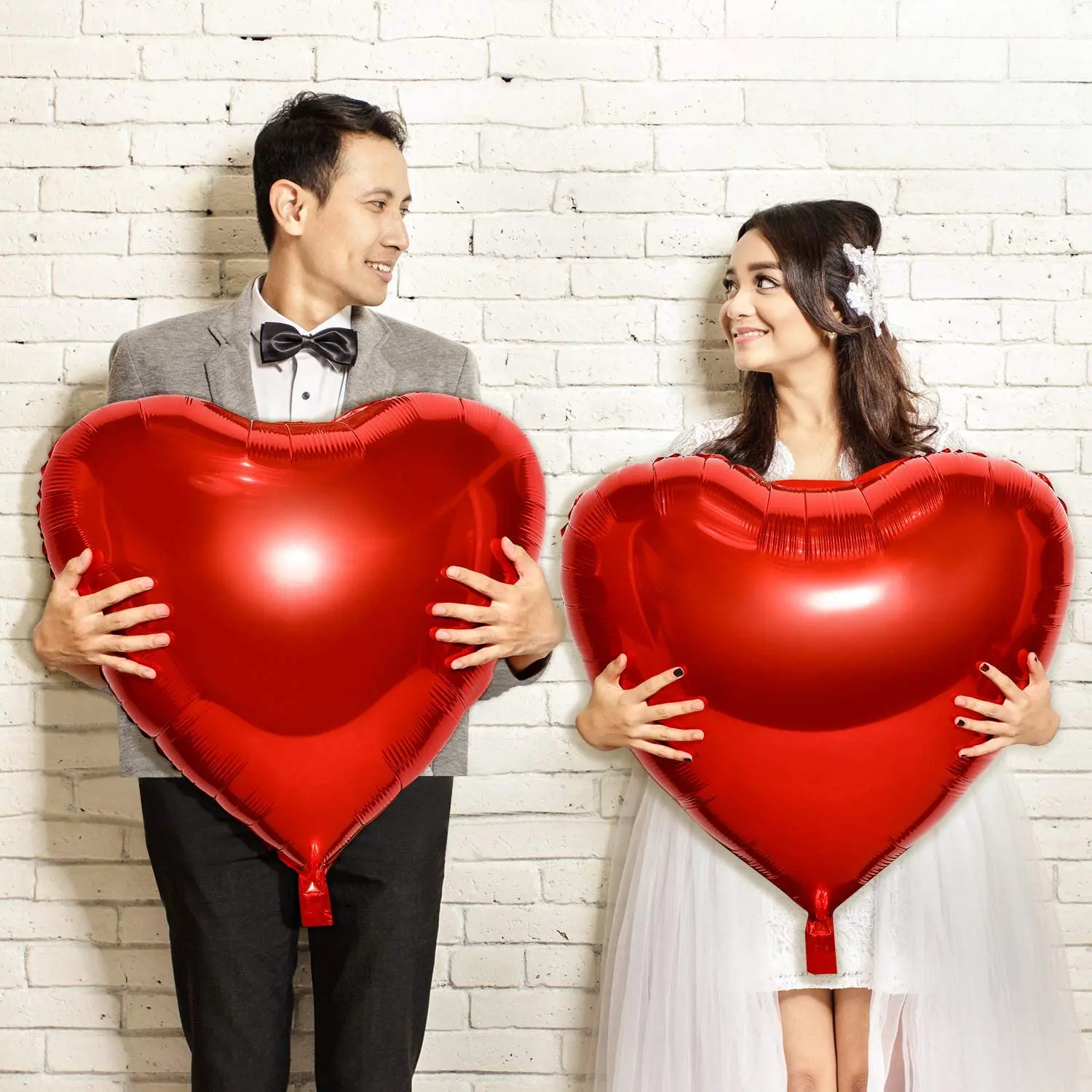 1/2pcs 36 inches Heart balloon - Wedding Qq 리뷰 및 가격