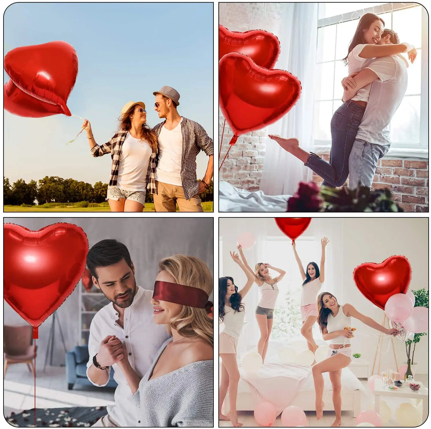 1/2pcs 36 inches Heart balloon - Wedding Qq 리뷰 및 가격