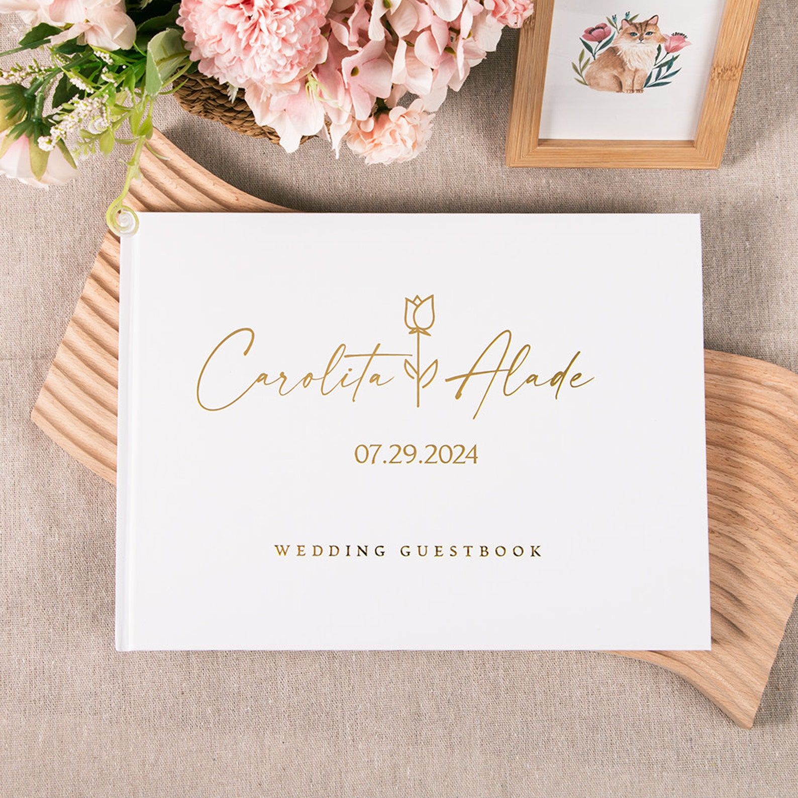 Custom Wedding Guestbook Perso - Wedding Supply List 리뷰 및 가격