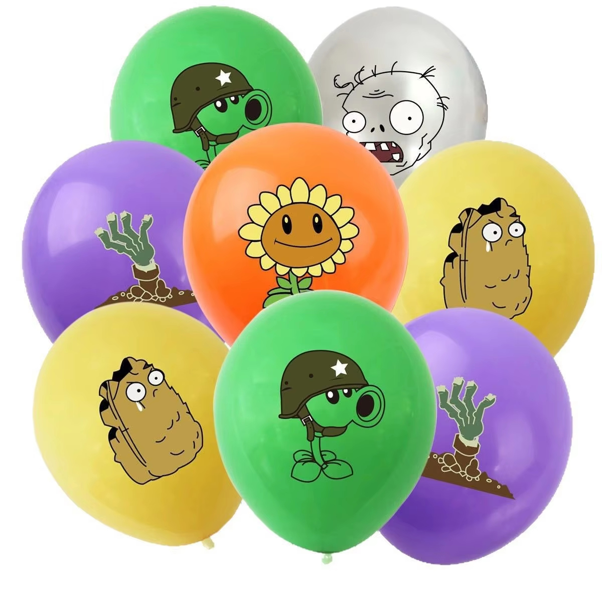 Cartoon Plants vs. Zombies Foi - Confetti Balloon Set 리뷰 및 가격